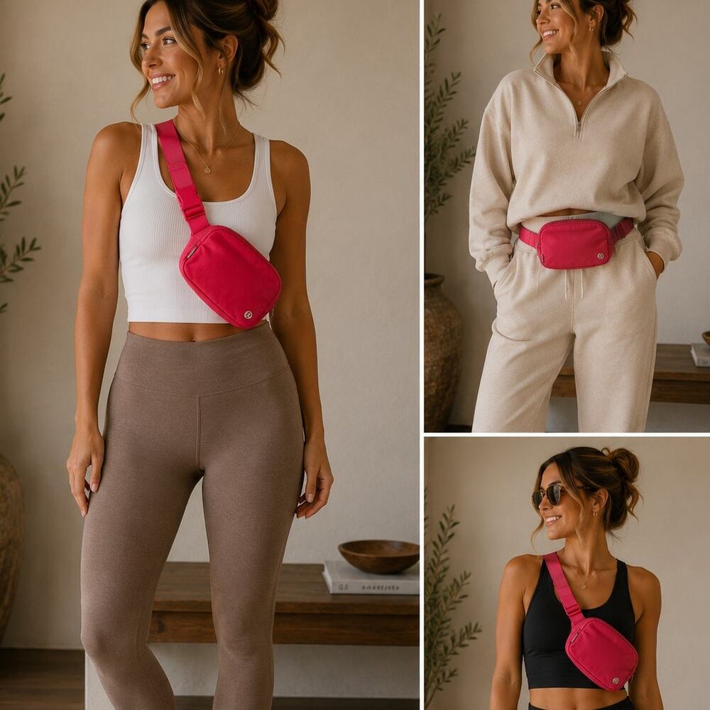 Lululemon Coral Everywhere Belt Bag